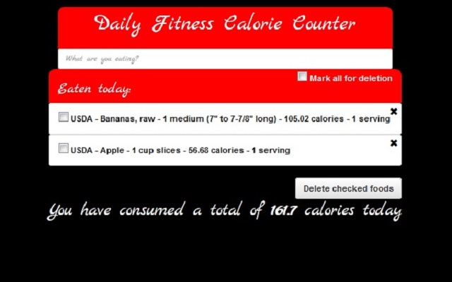 calorie counter